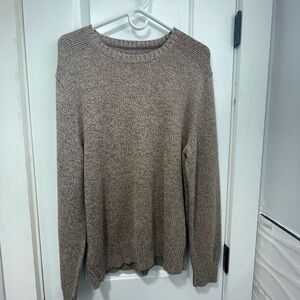Eddie Bauer Brown Crewneck Sweater Relaxed Fit Size M